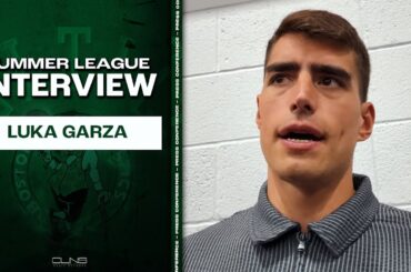 Luka Garza Explains Why He Signed with Celtics | Full Interview