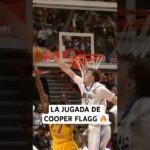 Cooper Flagg con un tapón y asistencia para adelantar a Mavericks ante Lakers por la Summer League