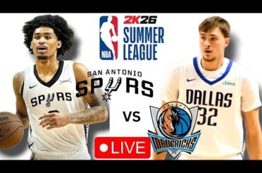 DALLAS MAVERICKS VS SAN ANTONIO SPURS l NBA SUMMER LEAGUE l COOPER FLAGG l DYLAN HARPER