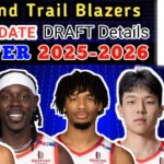 PORTLAND TRAIL BLAZERS ROSTER UPDATE | POSSIBLE STARTING LINEUP 2025-2026 | NBA NEW UPDATE