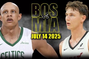 Boston Celtics vs Miami Heat Full Game Highlights - July 14, 2025 | NBA Summer League California