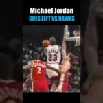 Michael Jordan Goes Left vs Atlanta Hawks #goat #nba #playoffs