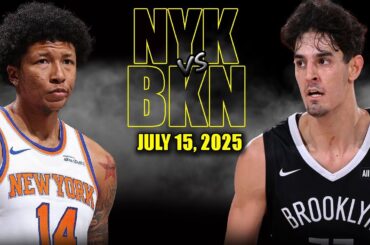 New York Knicks vs Brooklyn Nets Full Game Highlights - July 15, 2025 | NBA Summer League