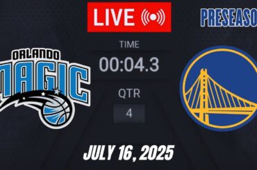 NBA LIVE! Golden State Warriors vs Orlando Magic | July 16, 2025 | Warriors vs Magic | 2K