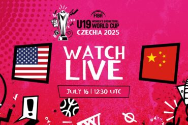LIVE - USA v China | FIBA U19 Women's Basketball World Cup 2025 | Round of 16