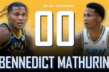 Bennedict Mathurin || 2024-2025 Indiana Pacers Highlights