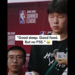 Yang Hansen on his plans for the Blazers' upcoming off day 😅 (via @trailblazers/TT)