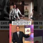 The moment the Cleveland Cavaliers secured the No. 1 pick in 2003🔥