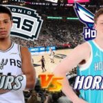 San Antonio Spurs vs Charlotte Hornets Live Play by Play & Scoreboard