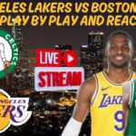 Los Angeles Lakers vs Boston Celtics LIVE Play By Play and Reaction #nba