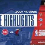 GAME HIGHLIGHTS | Detroit Pistons vs Miami Heat | NBA 2K26 Summer League
