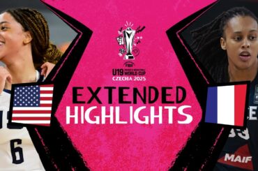 USA 🇺🇸 vs France 🇫🇷 | Highlights | FIBA U19 Women's Basketball World Cup 2025