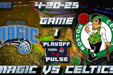 4-20-25 Orlando Magic vs Boston Celtics Game 1 Audio | NBA PLAYOFFS LIVE Stream Gamecast & Chat