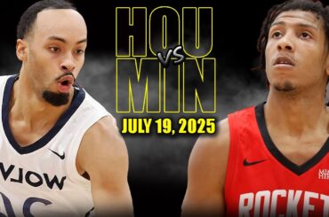 Minnesota Timberwolves vs Houston Rockets Full Game Highlights - July 19, 2025 | NBA Summer League