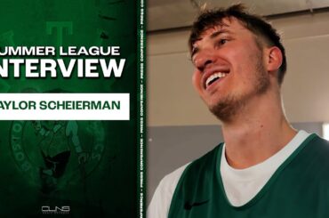 Baylor Scheierman Says Which NBA players He Studies | Celtics Summer League Interview