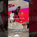 Caitlin and Lexie tag team Paige #caitlinclark #wnba #basketball