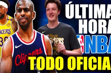 100% OFICIAL 🚨💣 Chris Paul FICHAJE de Los Angeles Clippers ✅ CORTE en Lakers 💥 Knueppel MVP 🤯 NBA