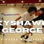 Wizards’ Kyshawn George Cooking in the Lab w/ NBA Skills Trainer Olin Simplis