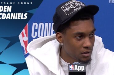 “It's Win Or Go Home We Got To Come To Play." | Jaden McDaniels WCF Game 4 Postgame Sound | 05.26.25