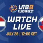 Group Phase | Netherlands v Slovakia | Full Basketball Game | FIBA U18 EuroBasket 2025 - Division B