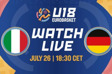 Group Phase | Italy v Germany | Full Basketball Game | FIBA U18 EuroBasket 2025