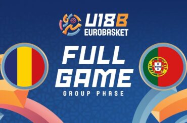 Group Phase | Romania v Portugal | Full Basketball Game | FIBA U18 EuroBasket 2025 - Division B