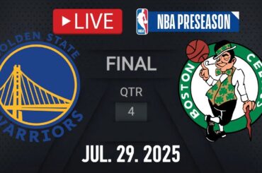 NBA LIVE! Golden State Warriors vs Boston Celtics LIVE | NBA PRESEASON | July 29, 2025 | NBA 2K25