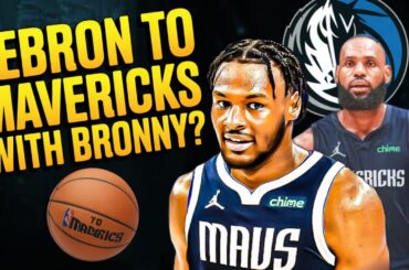 LeBron & Bronny to Mavs?! Shocking 3-Team Trade Rocks NBA!