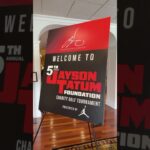 Jayson Tatum at home in St. Louis for his 5th annual foundation golf tournament! ⛳