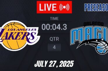 NBA LIVE! Los Angeles Lakers vs Orlando Magic | July 27, 2025 | Lakers vs Magic | 2K25