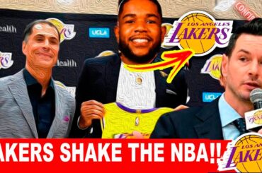 1 HOUR AGO! WELCOME TO THE LAKERS!  LOS ANGELES LAKERS NEWS UPDATE! LOS ANGELES LAKERS NEWS