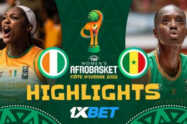 Côte d'Ivoire 🇨🇮 vs Senegal 🇸🇳 | Highlights | FIBA AfroBasket Women 2025