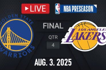 NBA LIVE! Los Angeles Lakers vs Golden State Warriors LIVE | NBA PRESEASON | August 3, 2025 | NBA 2K
