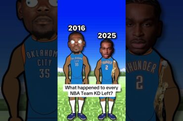 What happened to every NBA Team Kevin Durant left? #nba