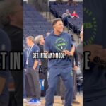 Anthony Edwards’ pre-game routine is everything!