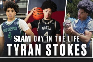 Day in the Life With the #1 Ranked HS Basketball Player 🤩 | Tyran Stokes SLAM Day in the Life