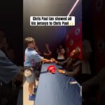 His CP3 jersey collection runs deep 🔥 (via danny_hong3/TT)