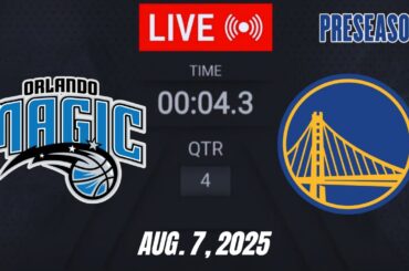 NBA LIVE! Golden State Warriors vs Orlando Magic | August 7, 2025 | Warriors vs Magic | 2K