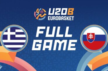 Qualifying Round | Greece v Slovakia | Full Basketball Game | FIBA U20 Women's EuroBasket 2025 Div B