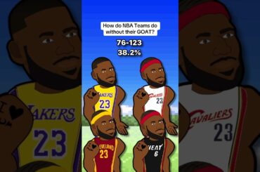 How well do NBA Teams do without their GOAT? #nba