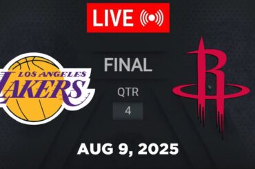 NBA LIVE! Los Angeles Lakers vs Houston Rockets August 9, 2025 | 2025 NBA Season Live 2K
