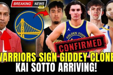URGENT! Golden State Warriors STRIKE DEAL WITH JOSH GIDDEY CLONE! KAI SOTTO VERY CLOSE!