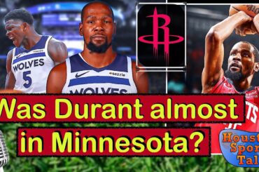Did Durant Almost End Up in Minnesota? | Are Wolves Threat to Rockets? | T-Wolves Insider Joins Us!