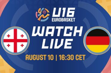 Group Phase | Georgia v Germany | Full Basketball Game | FIBA U16 EuroBasket 2025