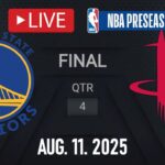 NBA LIVE! Golden State Warriors vs Houston Rockets LIVE | NBA PRESEASON | August 11, 2025 | 2K25