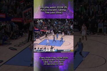 Do You Want 2025 Kevin Durant Taking The Last Shot? #nba #basketball #clutch