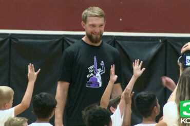 Domantas Sabonis brings youth camp back to Rocklin, talks Sacramento Kings offseason thus far