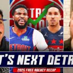 Pistons Can STILL Make Moves 👀 Full Offseason Breakdown | Free Agency LIVE Reaction