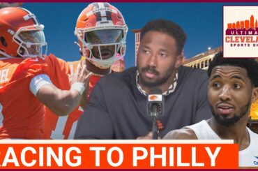 Browns announce QB plans for Philly, Myles Garrett gets caught speeding & Cavs get national love