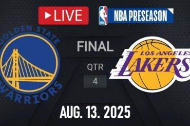 NBA LIVE! Golden State Warriors vs Los Angeles Lakers LIVE | NBA PRESEASON | August 13, 2025 | 2K25